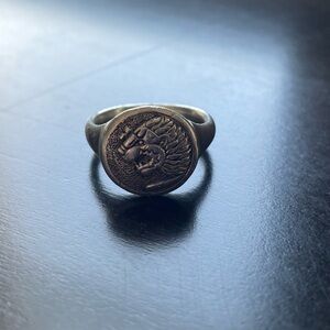 Used DAVID YURMAN PERTVAS Men’s Lion Ring in Sterling Silver size 8